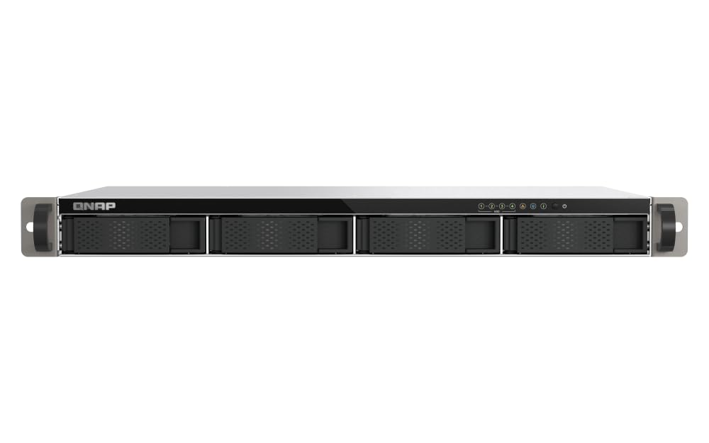 QNAP TS-433eU Compact 1U Short-Depth Rackmount 2.5GbE NAS, Affordable ...