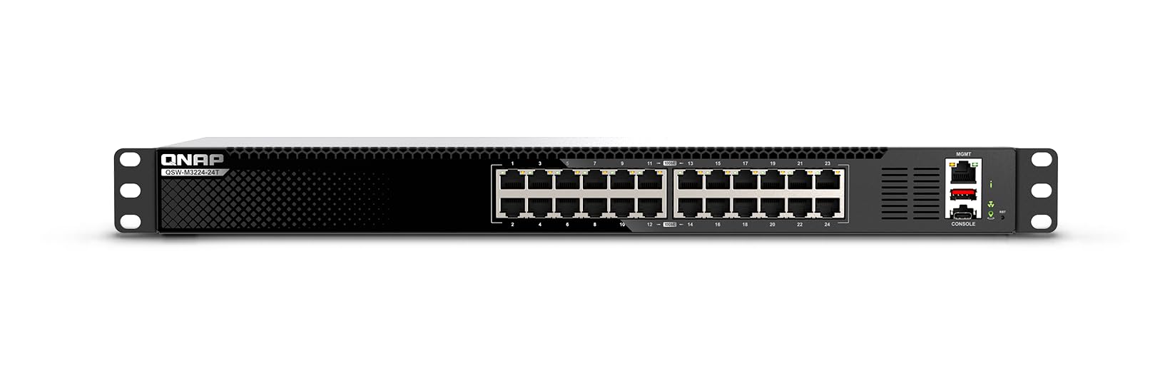 QNAP 24-Port 1U Rackmount High-Density L3 Lite 10GbE Managed Switch ...